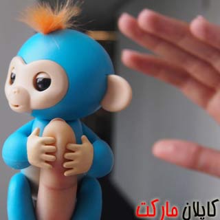 اسباب بازی ربات میمون بچه انگشتی